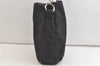 Authentic GUCCI Bamboo 2Way Shoulder Hand Bag Nylon Leather 0011638 Black 2789K