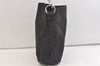 Authentic GUCCI Bamboo 2Way Shoulder Hand Bag Nylon Leather 0011638 Black 2789K