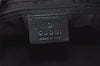 Authentic GUCCI Bamboo 2Way Shoulder Hand Bag Nylon Leather 0011638 Black 2789K