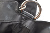 Authentic GUCCI Bamboo 2Way Shoulder Hand Bag Nylon Leather 0011638 Black 2789K