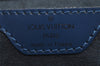 Authentic Louis Vuitton Epi Saint Jacques Hand Bag Blue M52275 LV 2790I