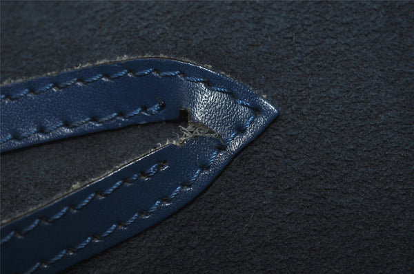 Authentic Louis Vuitton Epi Saint Jacques Hand Bag Blue M52275 LV 2790I