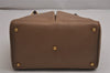 Authentic GUCCI Bamboo 2Way Shoulder Hand Bag Purse Leather Beige Junk 2790J