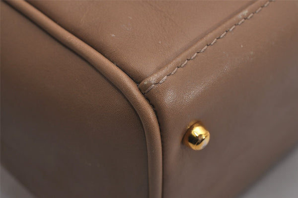 Authentic GUCCI Bamboo 2Way Shoulder Hand Bag Purse Leather Beige Junk 2790J