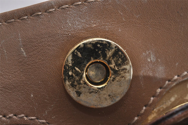 Authentic GUCCI Bamboo 2Way Shoulder Hand Bag Purse Leather Beige Junk 2790J