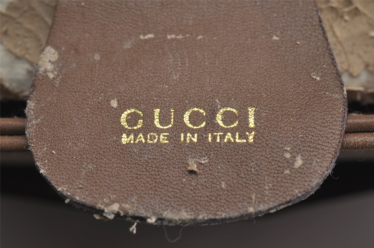 Authentic GUCCI Bamboo 2Way Shoulder Hand Bag Purse Leather Beige Junk 2790J