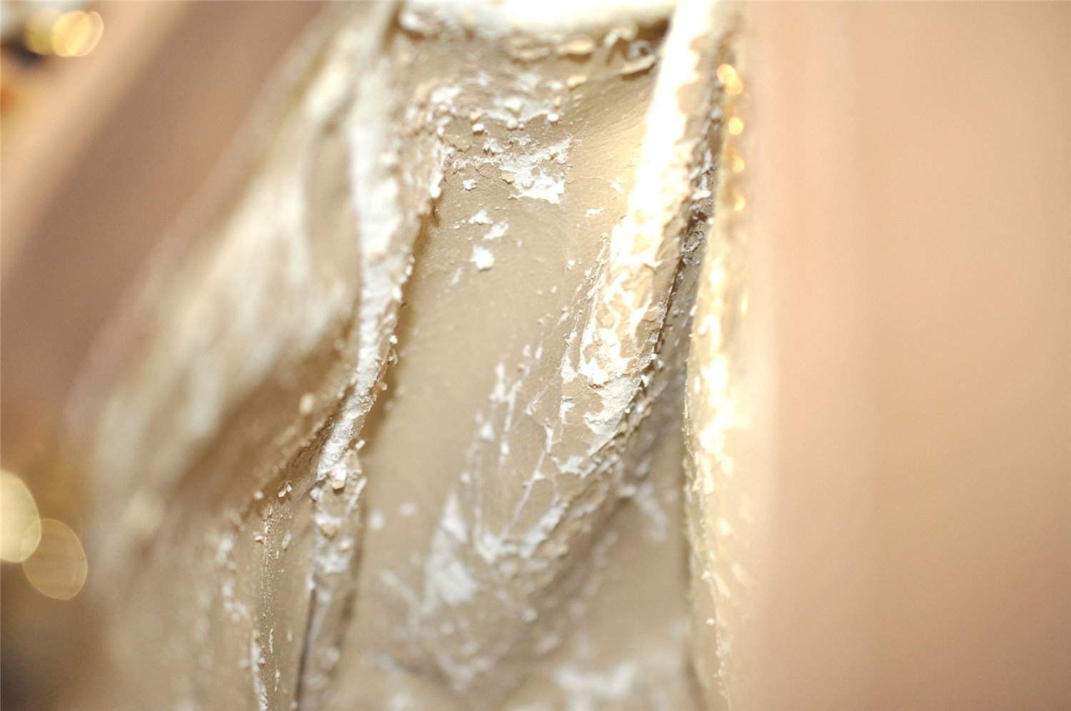 Authentic GUCCI Bamboo 2Way Shoulder Hand Bag Purse Leather Beige Junk 2790J