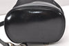 Authentic GUCCI Bamboo Shoulder Drawstring Bag Purse Nylon Leather Brown 2790K
