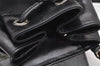 Authentic GUCCI Bamboo Shoulder Drawstring Bag Purse Nylon Leather Brown 2790K