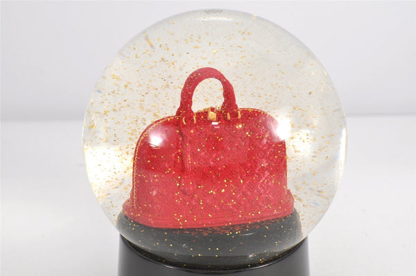 Authentic Louis Vuitton Novelty Snow Dome VIP Alma Red LV Box 2792K