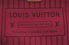 Authentic Louis Vuitton Monogram Neverfull MM Tote Bag Fuchsia M40996 Pink 2793I