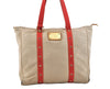 Authentic Louis Vuitton Antigua Cabas GM Tote Bag White Red M40032 LV 2794K