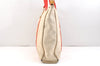 Authentic Louis Vuitton Antigua Cabas GM Tote Bag White Red M40032 LV 2794K