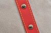 Authentic Louis Vuitton Antigua Cabas GM Tote Bag White Red M40032 LV 2794K