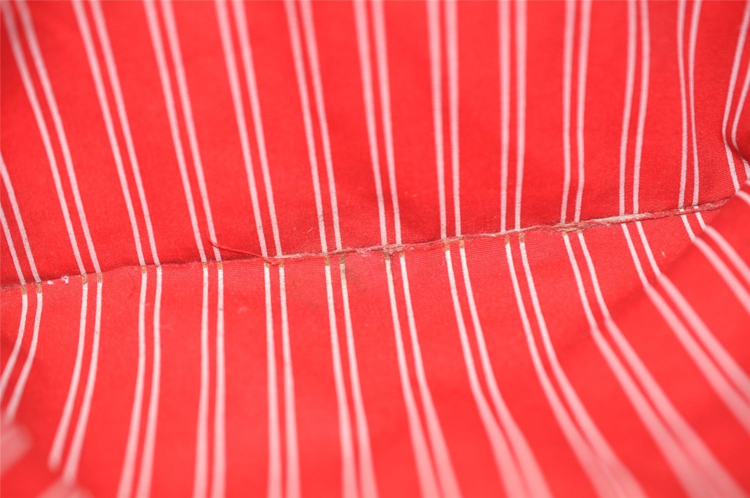 Authentic Louis Vuitton Antigua Cabas GM Tote Bag White Red M40032 LV 2794K