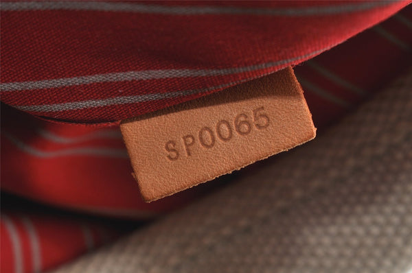 Authentic Louis Vuitton Antigua Cabas GM Tote Bag White Red M40032 LV 2794K