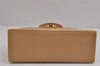 Authentic Salvatore Ferragamo Gancini Leather 2Way Shoulder Hand Bag Beige 2795J
