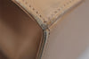 Authentic Salvatore Ferragamo Gancini Leather 2Way Shoulder Hand Bag Beige 2795J