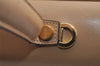Authentic Salvatore Ferragamo Gancini Leather 2Way Shoulder Hand Bag Beige 2795J