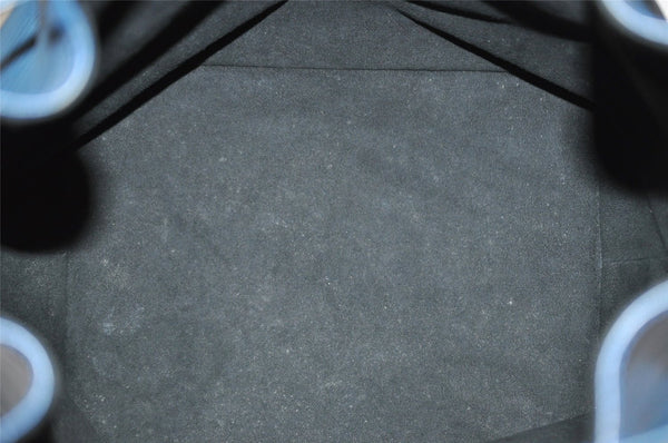 Authentic Louis Vuitton Epi Petit Noe Shoulder Drawstring Bag M44105 Blue 2796I