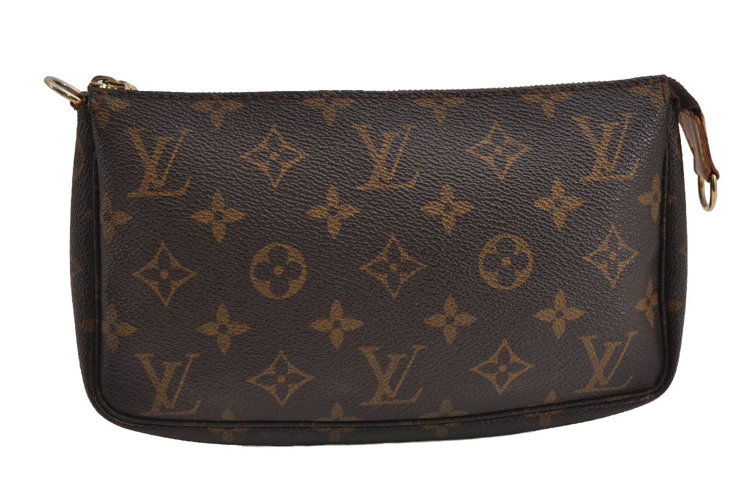 Authentic Louis Vuitton Monogram Pochette Accessoires Pouch M51980 LV 2796J