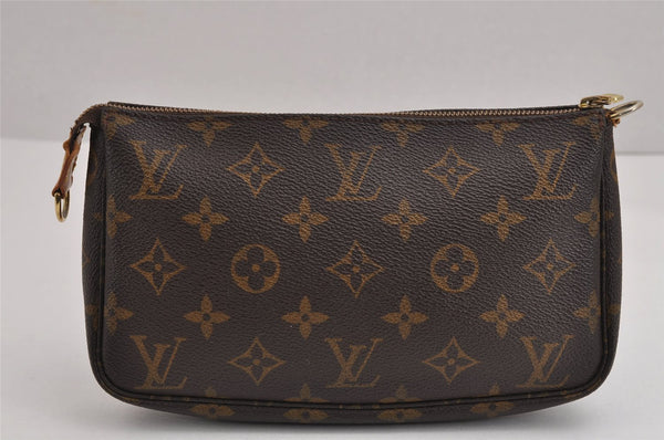 Authentic Louis Vuitton Monogram Pochette Accessoires Pouch M51980 LV 2796J