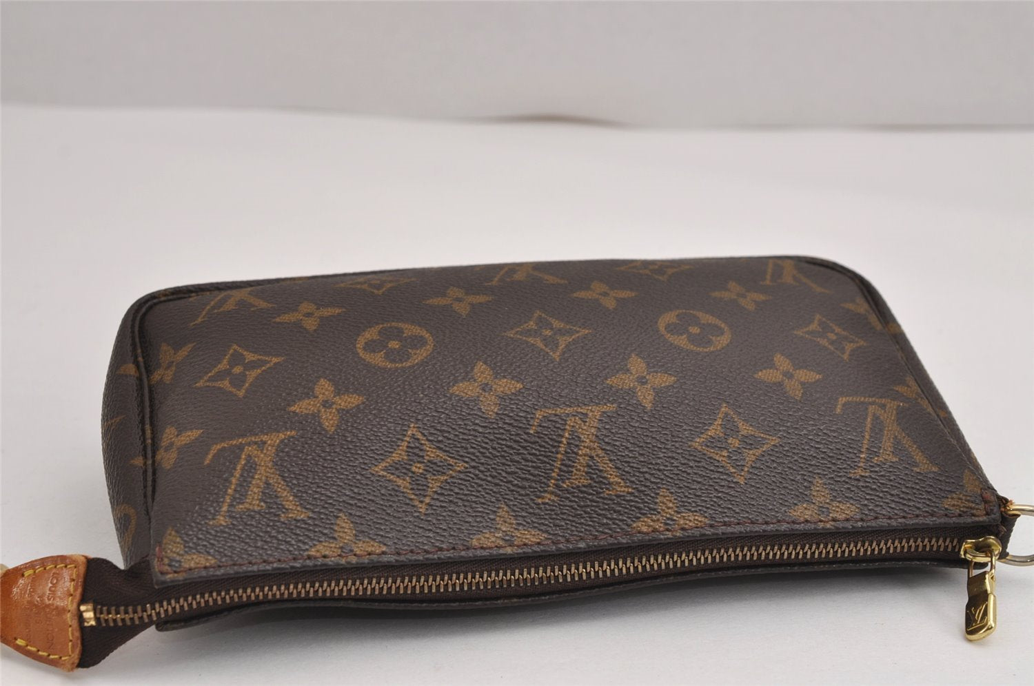 Authentic Louis Vuitton Monogram Pochette Accessoires Pouch M51980 LV 2796J