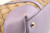 Authentic GUCCI Lovely Heart Hand Tote Bag GG Canvas Leather 257069 Brown 2796K