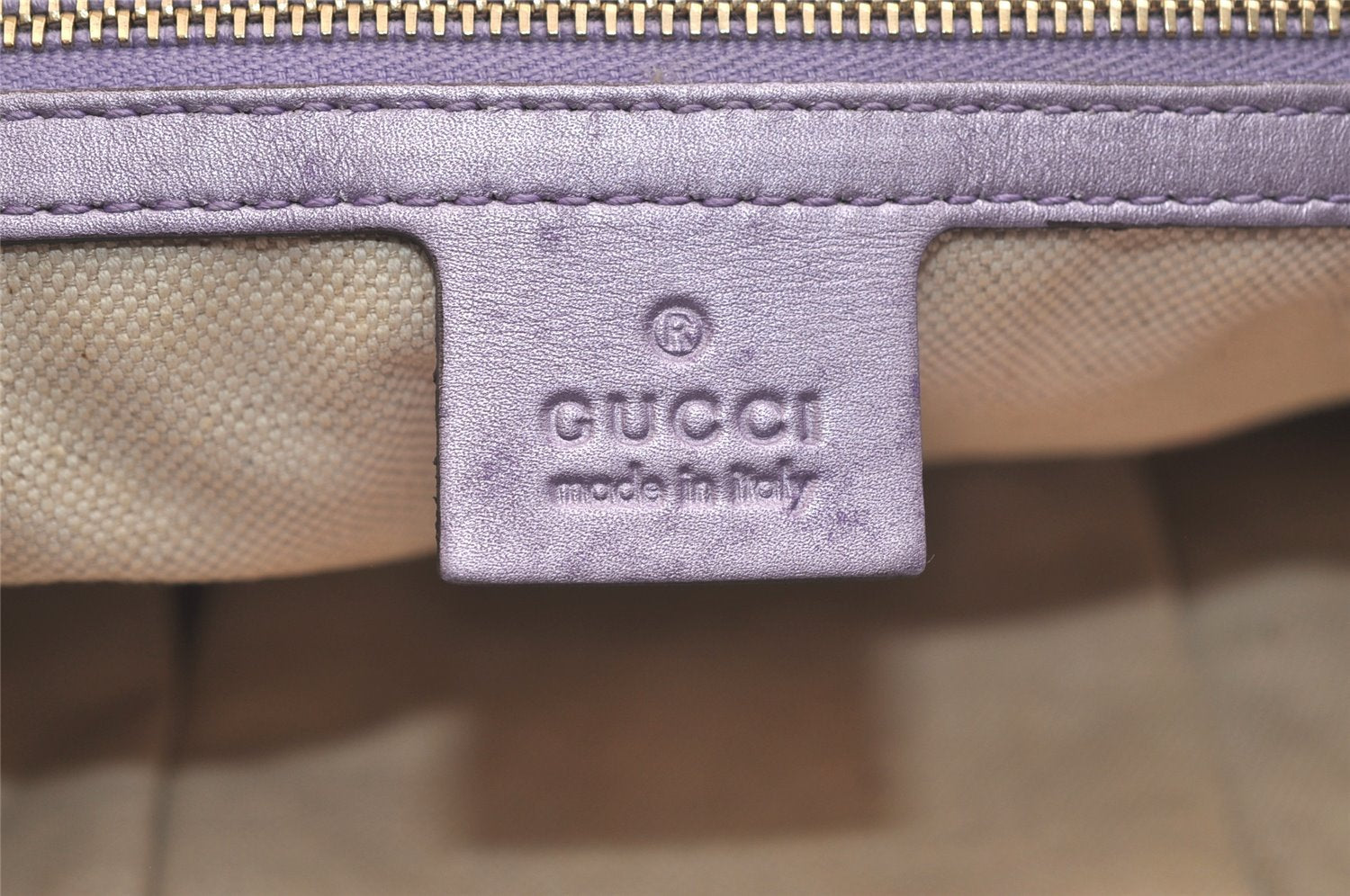 Authentic GUCCI Lovely Heart Hand Tote Bag GG Canvas Leather 257069 Brown 2796K