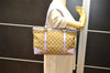 Authentic GUCCI Lovely Heart Hand Tote Bag GG Canvas Leather 257069 Brown 2796K