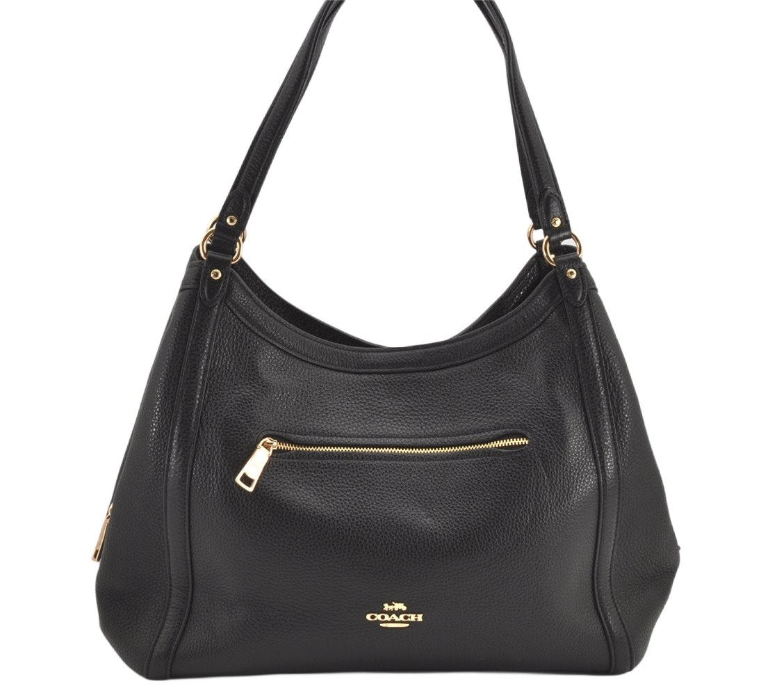 Authentic COACH Vintage Shoulder Hand Bag Leather C6231 Black 2797K