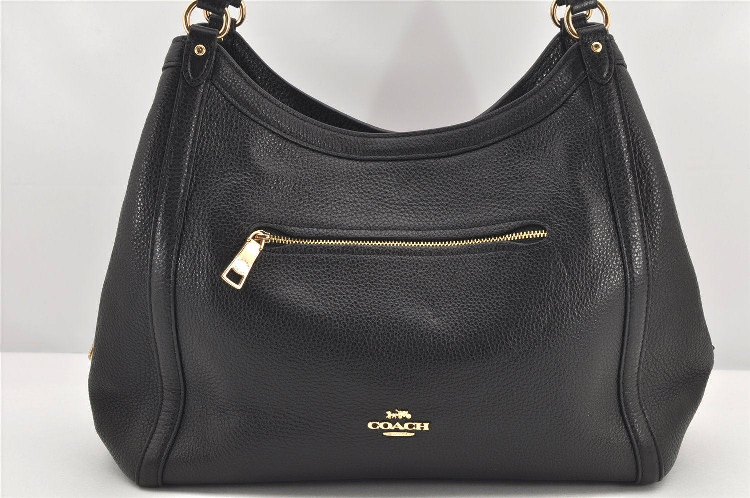 Authentic COACH Vintage Shoulder Hand Bag Leather C6231 Black 2797K