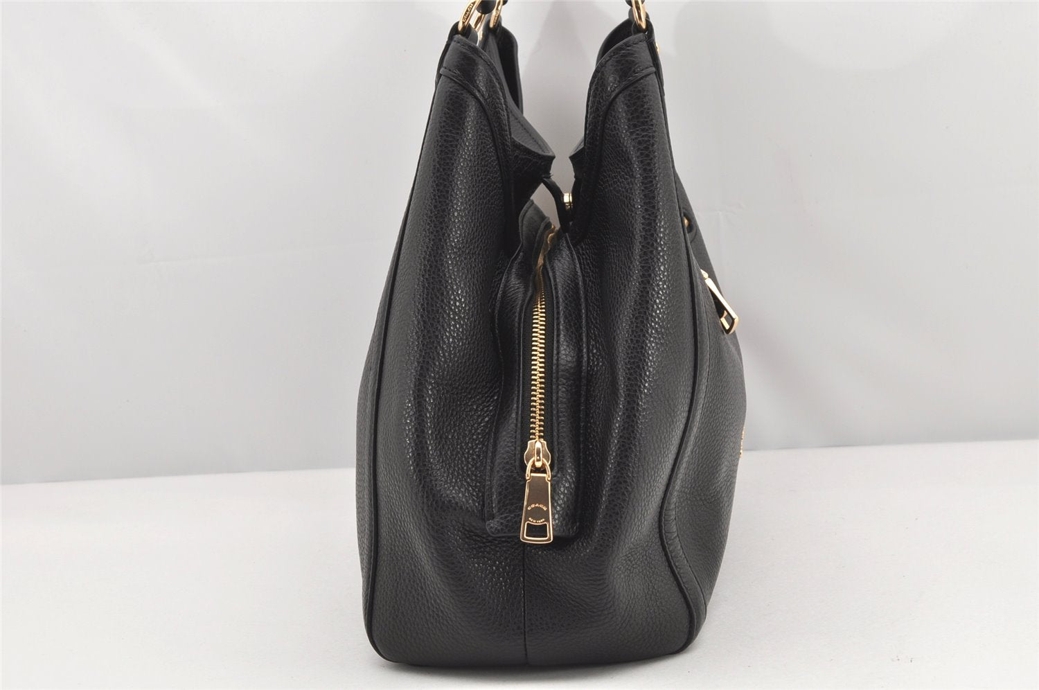 Authentic COACH Vintage Shoulder Hand Bag Leather C6231 Black 2797K