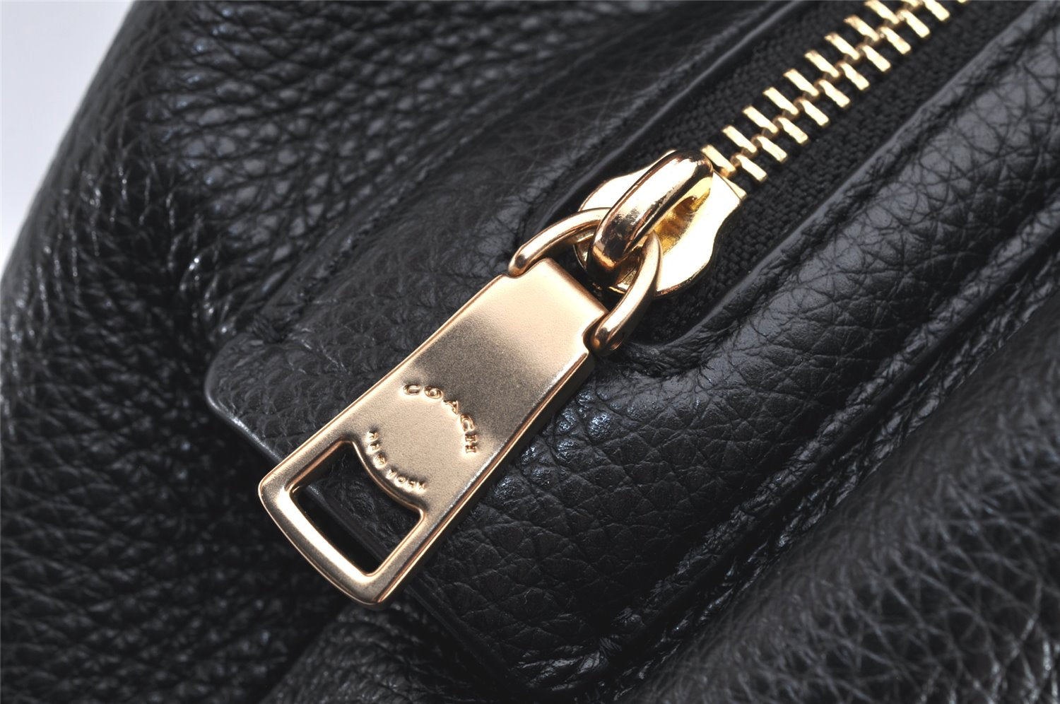 Authentic COACH Vintage Shoulder Hand Bag Leather C6231 Black 2797K