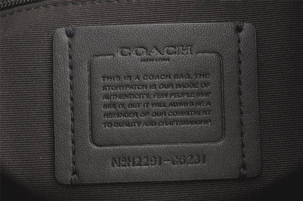 Authentic COACH Vintage Shoulder Hand Bag Leather C6231 Black 2797K