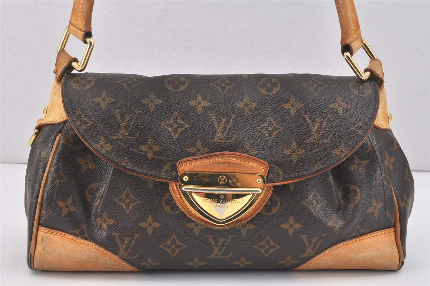 Authentic Louis Vuitton Monogram Beverly MM Shoulder Hand Bag M40121 LV 2798K