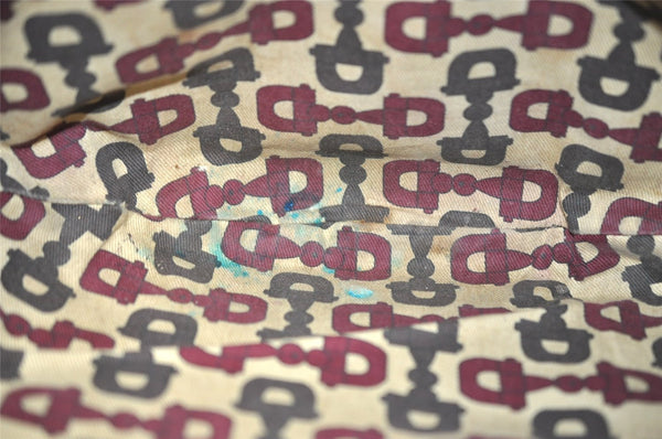 Authentic GUCCI Guccissima Horsebit GG Leather Shoulder Bag 170014 Brown 2799I