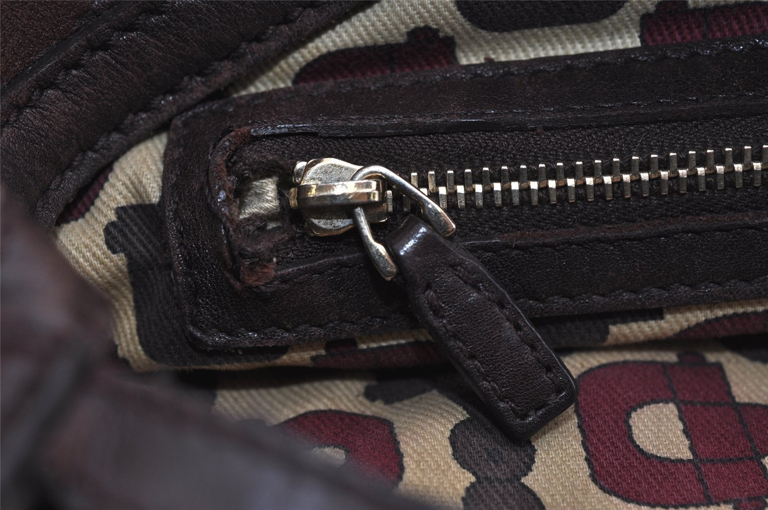 Authentic GUCCI Guccissima Horsebit GG Leather Shoulder Bag 170014 Brown 2799I