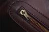 Authentic Cartier Must de Cartier Leather Shoulder Cross Bag Bordeaux Red 2799K