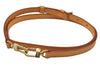 Authentic Louis Vuitton Leather Shoulder Strap Beige 40.2-47.2" LV 2800J