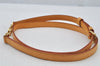 Authentic Louis Vuitton Leather Shoulder Strap Beige 40.2-47.2" LV 2800J