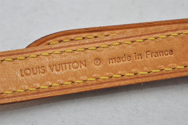 Authentic Louis Vuitton Leather Shoulder Strap Beige 40.2-47.2" LV 2800J