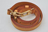 Authentic Louis Vuitton Leather Shoulder Strap Beige 40.2-47.2" LV 2800J