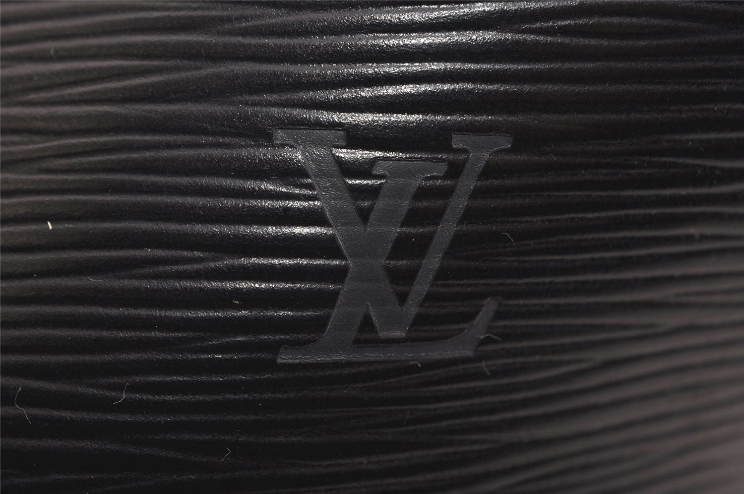 Auth Louis Vuitton Epi Saint Jacques Shopping Shoulder Bag Black M52262 LV 2801I