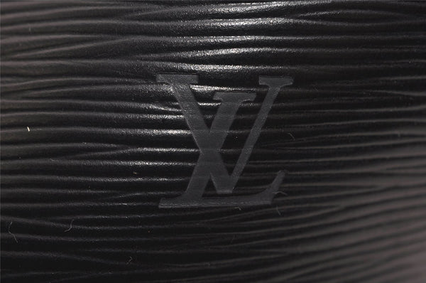 Auth Louis Vuitton Epi Saint Jacques Shopping Shoulder Bag Black M52262 LV 2801I