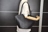 Auth Louis Vuitton Epi Saint Jacques Shopping Shoulder Bag Black M52262 LV 2801I