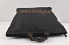 Authentic FENDI Vintage Tote Hand Bag Nylon Leather Black 2801K