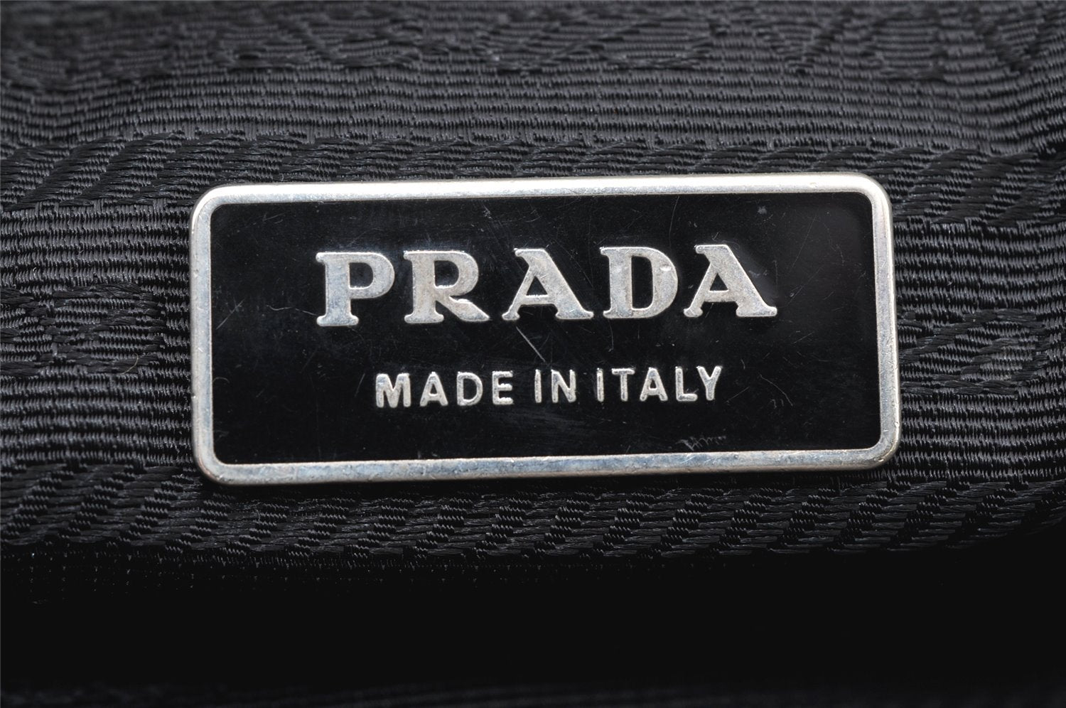 Authentic PRADA Vintage Leather Nappa Shoulder Hand Bag Black 2802I