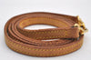 Authentic Louis Vuitton Leather Shoulder Strap Beige 48" LV 2802J