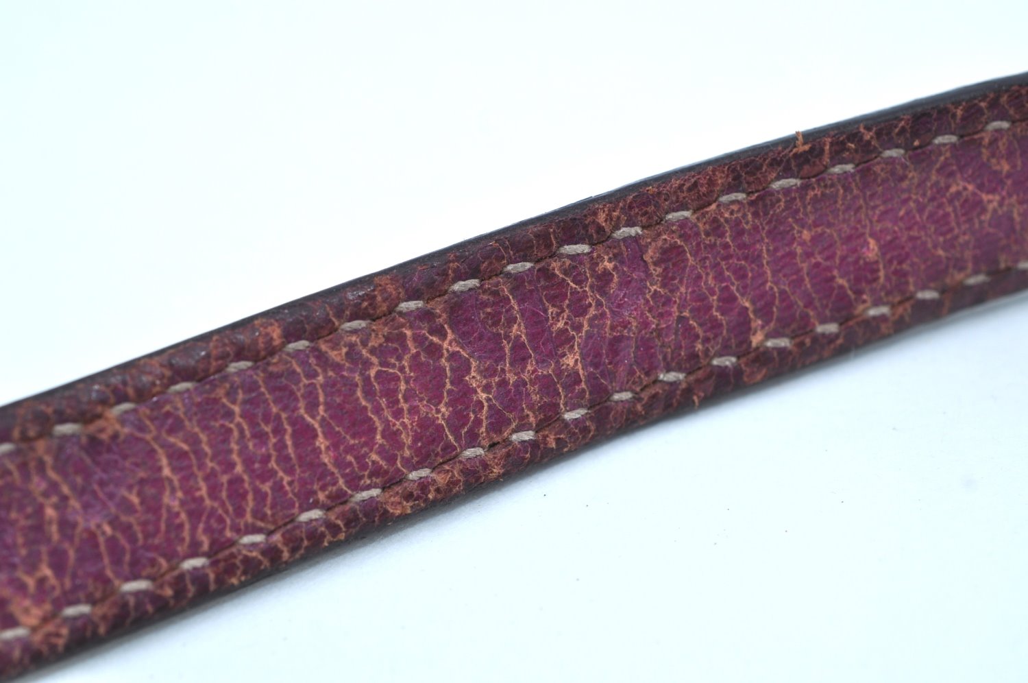 Authentic GUCCI Guccissima GG Leather Shoulder Bag Purse 257282 Purple 2803I